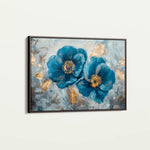 Floral 500 Canvas Art 60 x 40 cm / Black