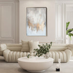 Abstract 501 Canvas Art 18" x 24" / 45 x 60 cm / Black