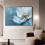 Floral 501 Canvas Art 18" x 24" / 45 x 60 cm / Black