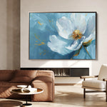 Floral 501 Canvas Art 18" x 24" / 45 x 60 cm / Black