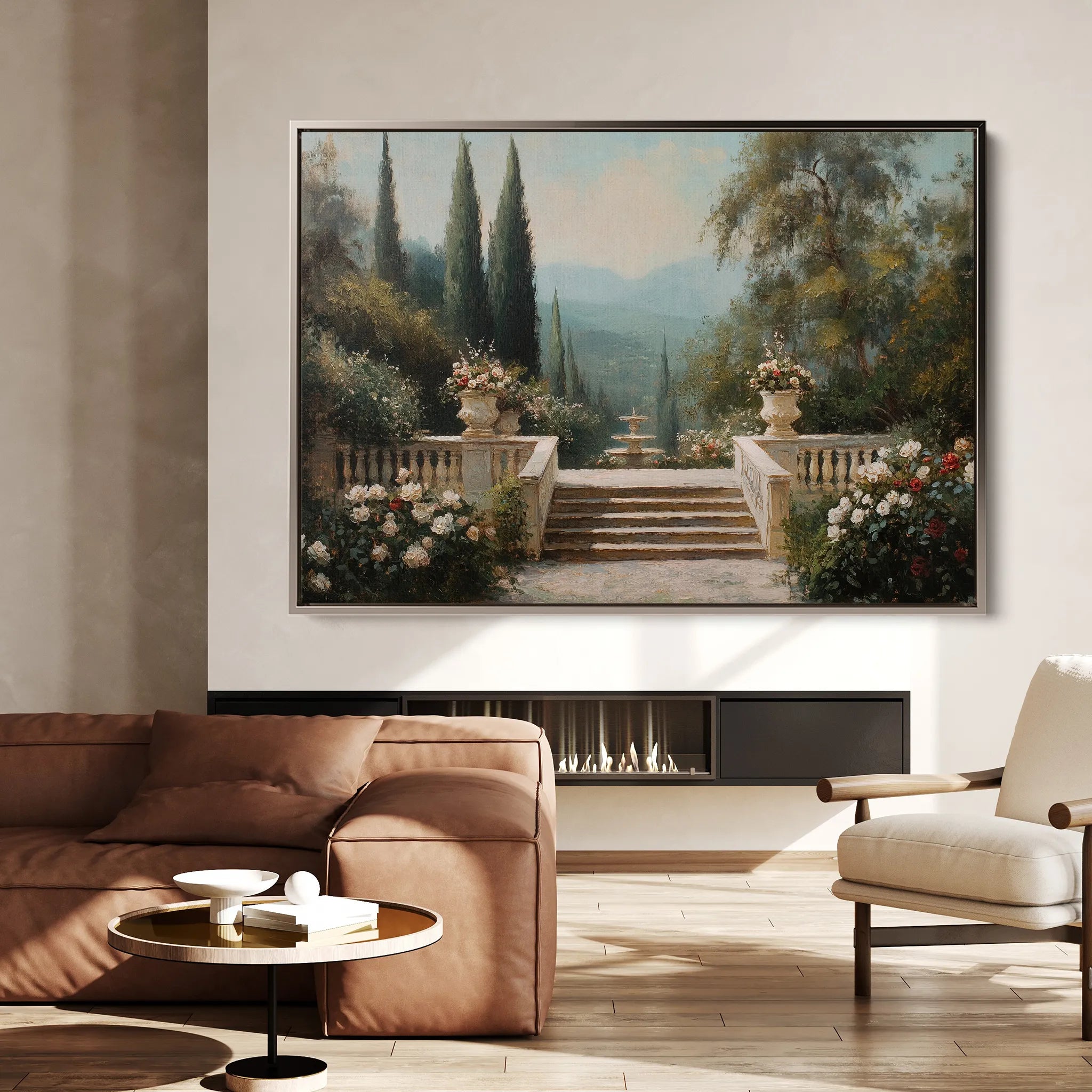 Landscape 501 Canvas Art 18" x 24" / 45 x 60 cm / Black