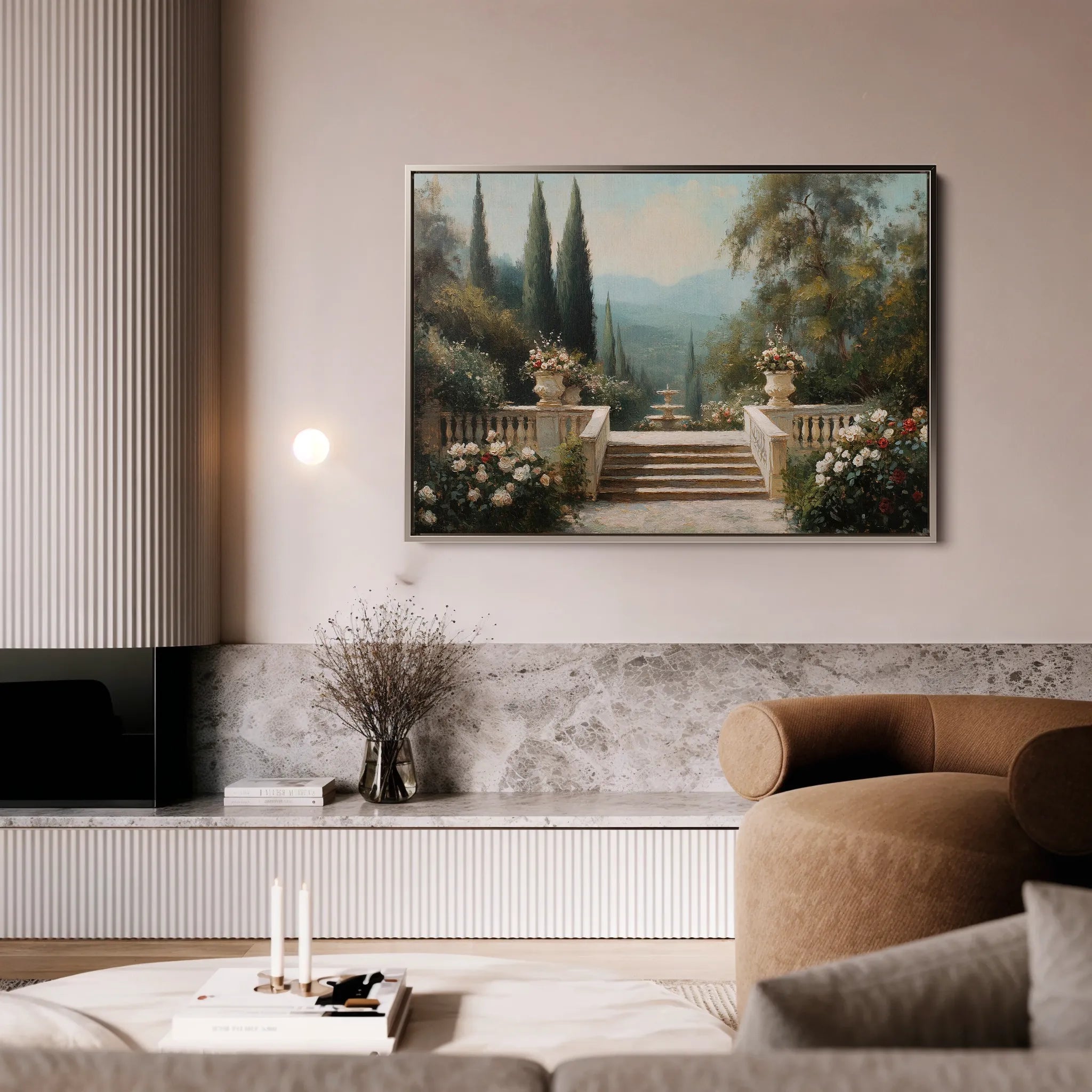 Landscape 501 Canvas Art 18" x 24" / 45 x 60 cm / Black