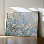 Floral 502 Canvas Art 18" x 24" / 45 x 60 cm / Black