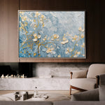 Floral 502 Canvas Art 18" x 24" / 45 x 60 cm / Black