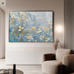 Floral 502 Canvas Art 18" x 24" / 45 x 60 cm / Black
