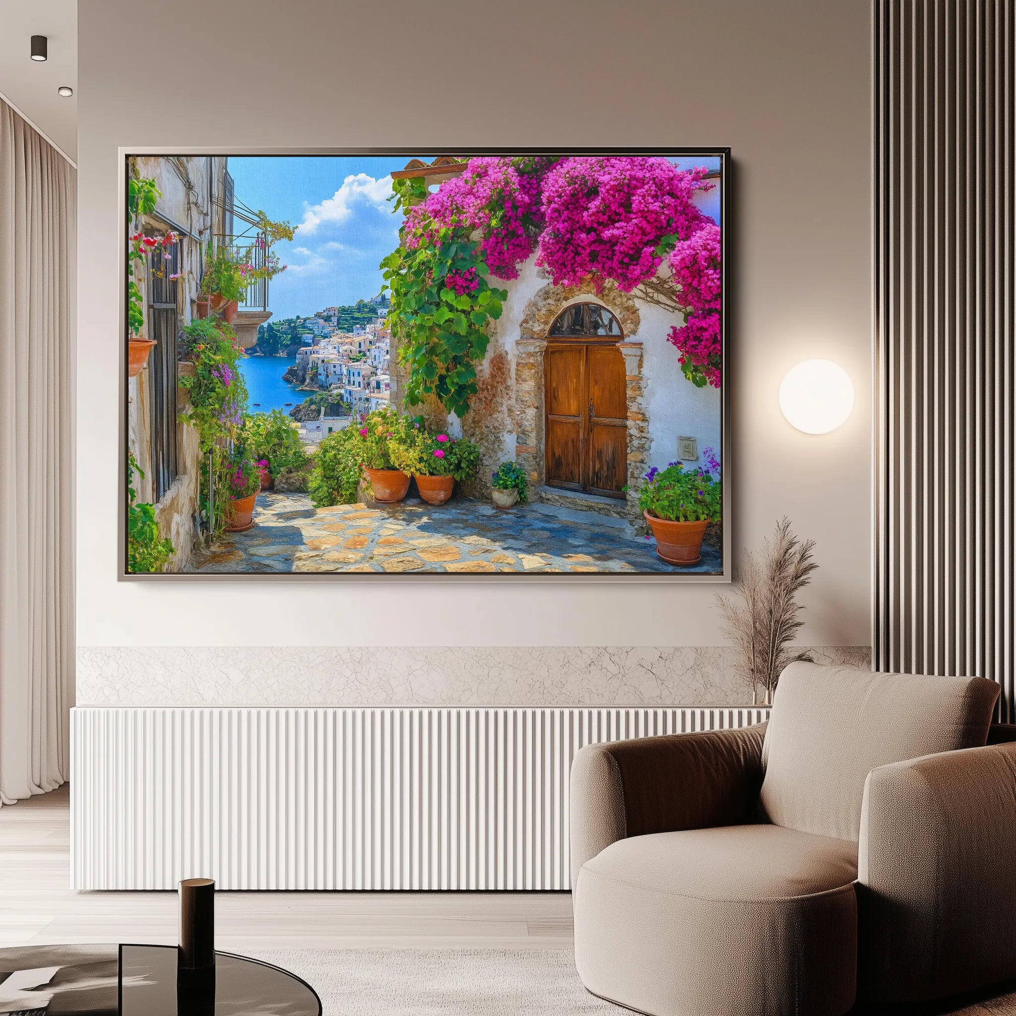 Landscape 502 Canvas Art 18" x 24" / 45 x 60 cm / Black