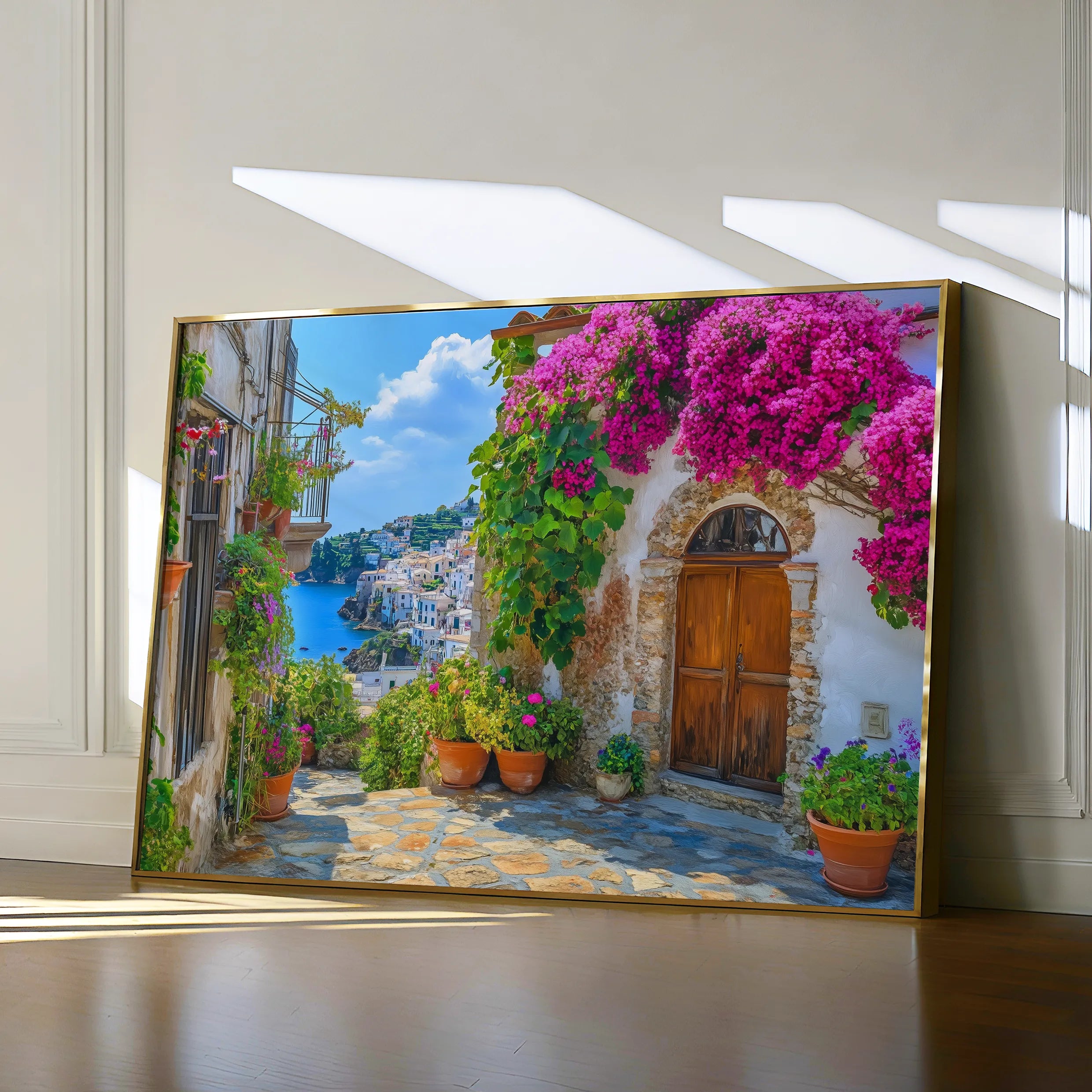 Landscape 502 Canvas Art 18" x 24" / 45 x 60 cm / Black