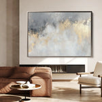 Abstract 503 Canvas Art 18" x 24" / 45 x 60 cm / Black