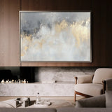 Abstract 503 Canvas Art 18" x 24" / 45 x 60 cm / Black