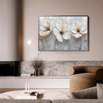 Floral 503 Canvas Art 18" x 24" / 45 x 60 cm / Black
