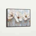 Floral 503 Canvas Art 18" x 24" / 45 x 60 cm / Black