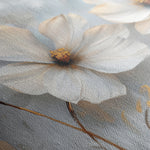 Floral 503 Canvas Art 18" x 24" / 45 x 60 cm / Black