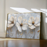 Floral 503 Canvas Art 60 x 40 cm / Black