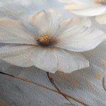 Floral 503 Canvas Art 60 x 40 cm / Black