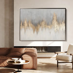 Abstract 504 Canvas Art 18" x 24" / 45 x 60 cm / Black