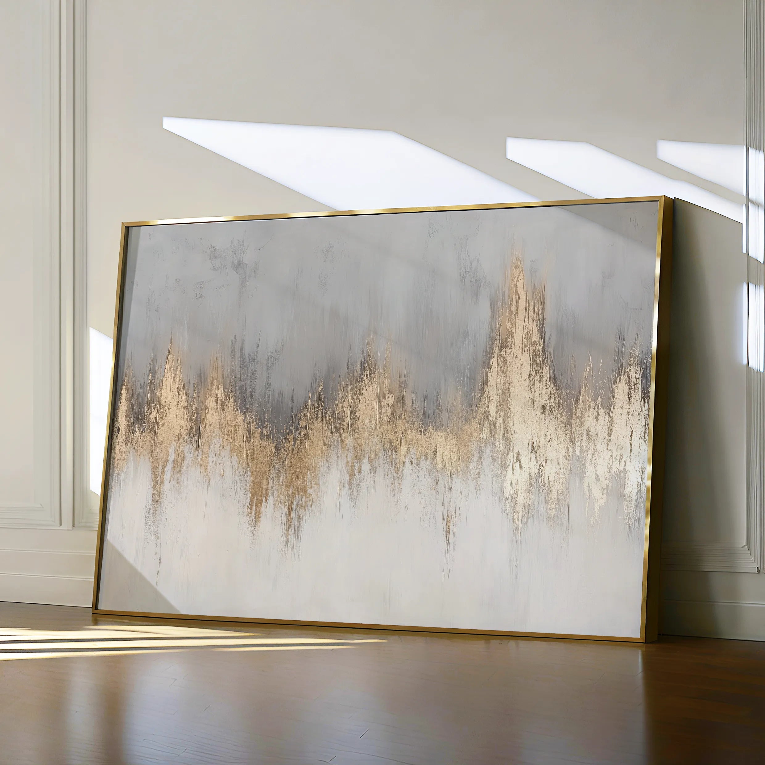 Abstract 504 Canvas Art 18" x 24" / 45 x 60 cm / Black