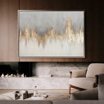 Abstract 504 Canvas Art 18" x 24" / 45 x 60 cm / Black