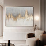 Abstract 504 Canvas Art 18" x 24" / 45 x 60 cm / Black