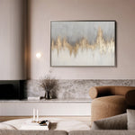 Abstract 504 Canvas Art 18" x 24" / 45 x 60 cm / Black