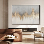 Abstract 504 Canvas Art 60 x 40 cm / Black