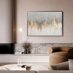 Abstract 504 Canvas Art 60 x 40 cm / Black