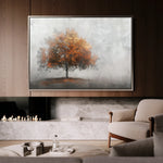 Floral 504 Canvas Art 18" x 24" / 45 x 60 cm / Black