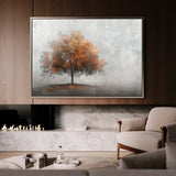 Floral 504 Canvas Art 18" x 24" / 45 x 60 cm / Black