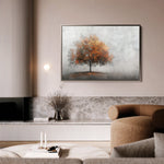 Floral 504 Canvas Art 18" x 24" / 45 x 60 cm / Black