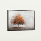 Floral 504 Canvas Art 18" x 24" / 45 x 60 cm / Black