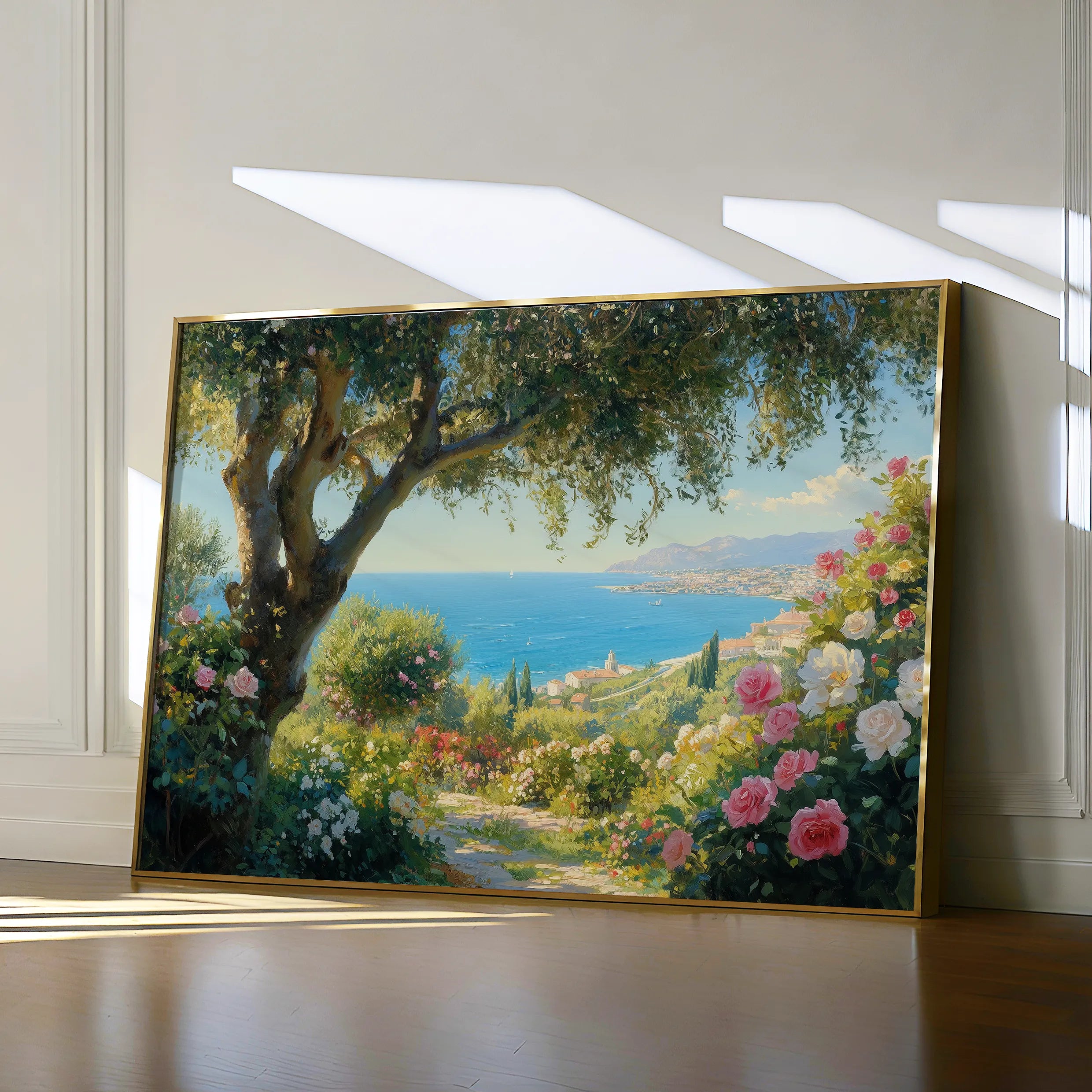 Landscape 504 Canvas Art 18" x 24" / 45 x 60 cm / Black