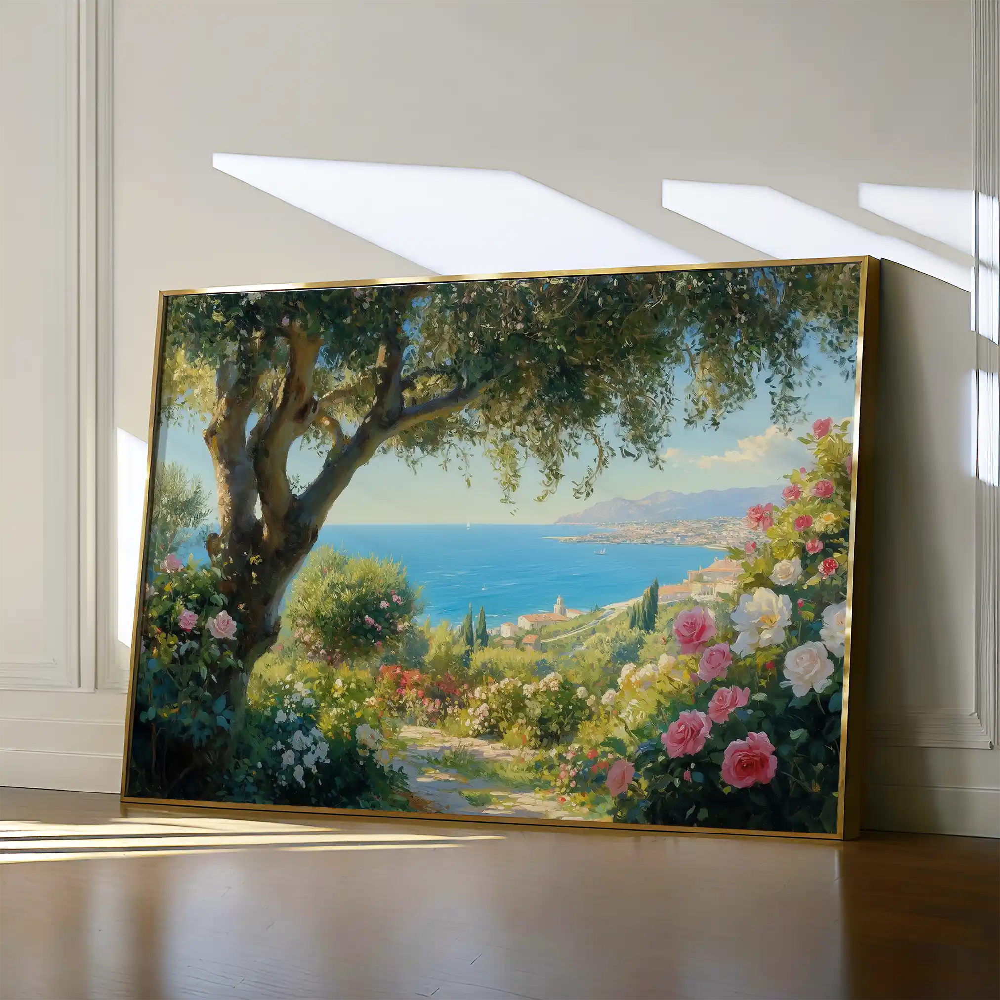 Landscape 504 Canvas Art 60 x 40 cm / Black