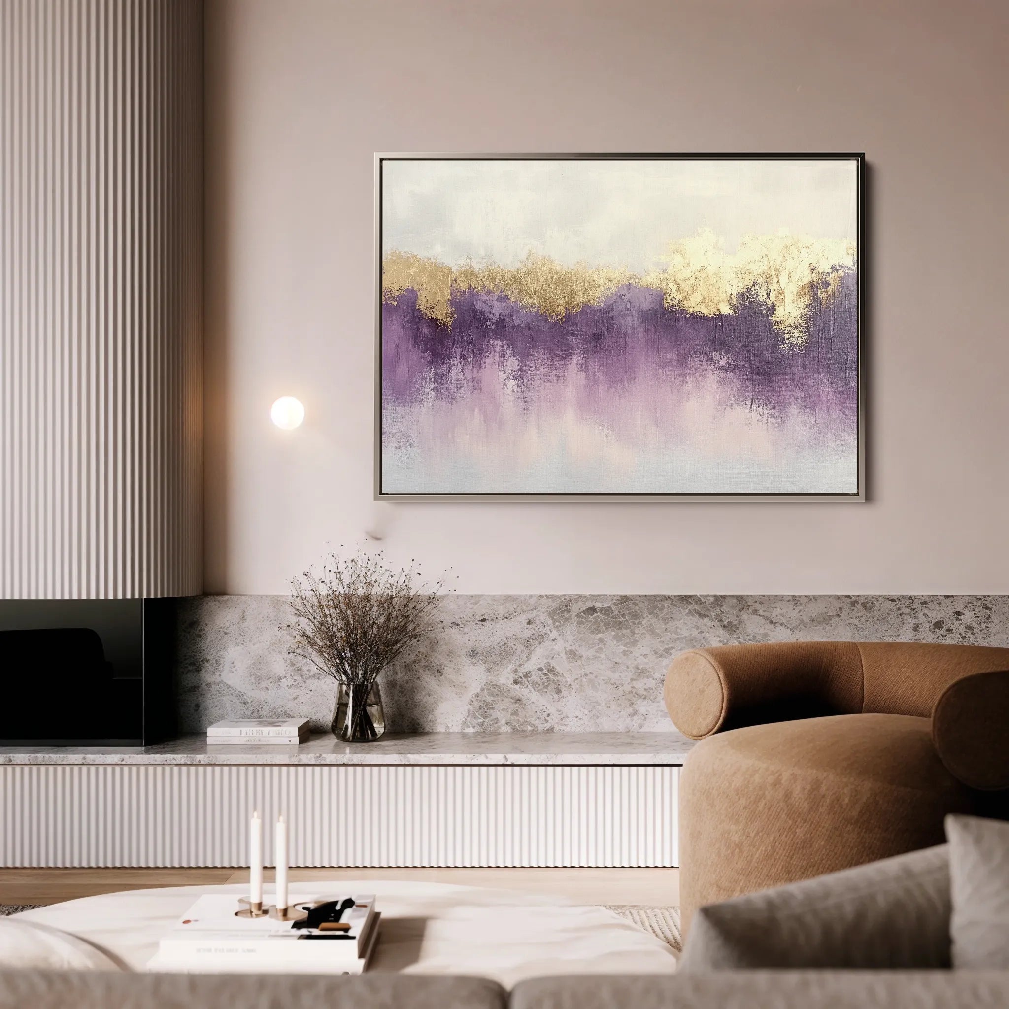 Abstract 505 Canvas Art 18" x 24" / 45 x 60 cm / Black