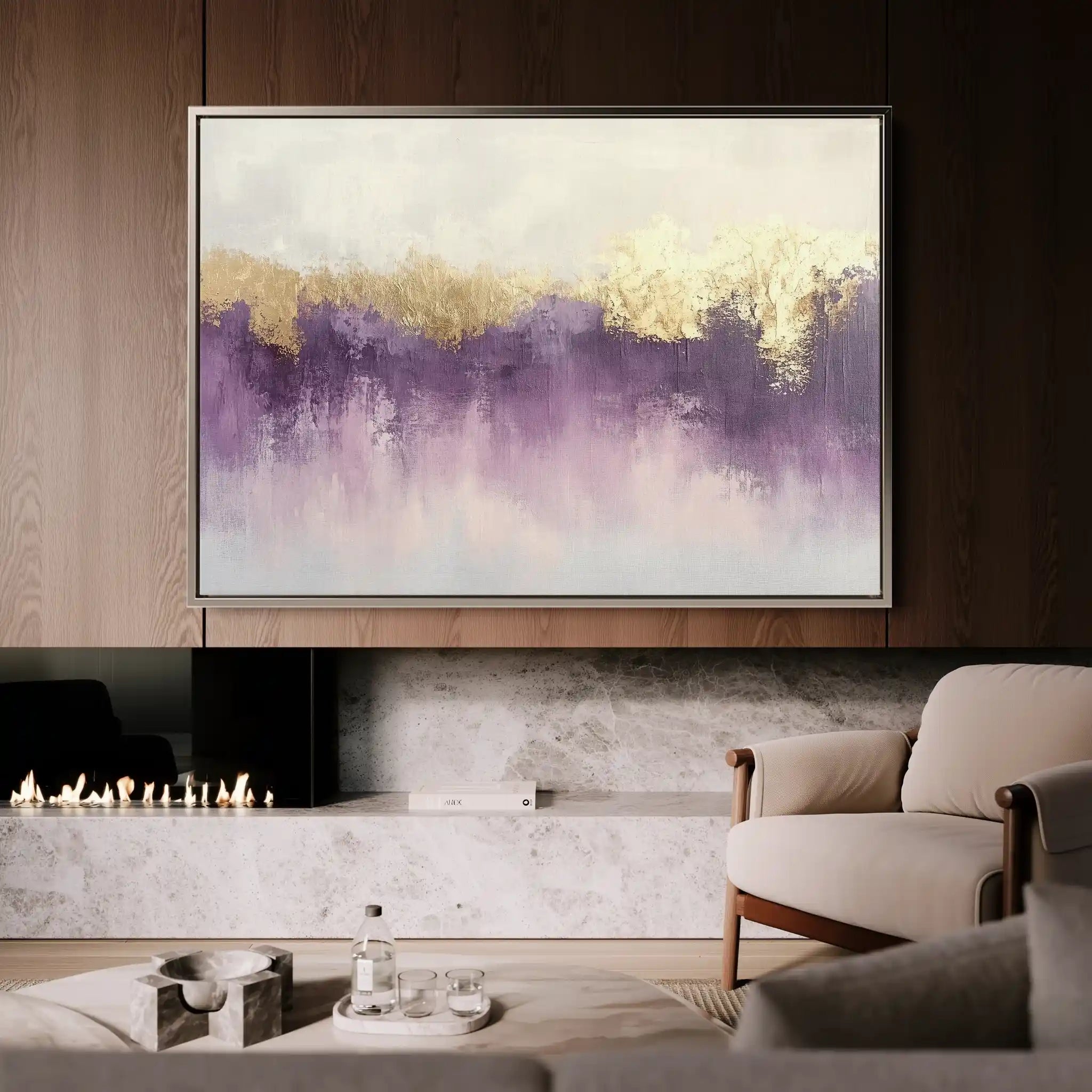 Abstract 505 Canvas Art 60 x 40 cm / Black