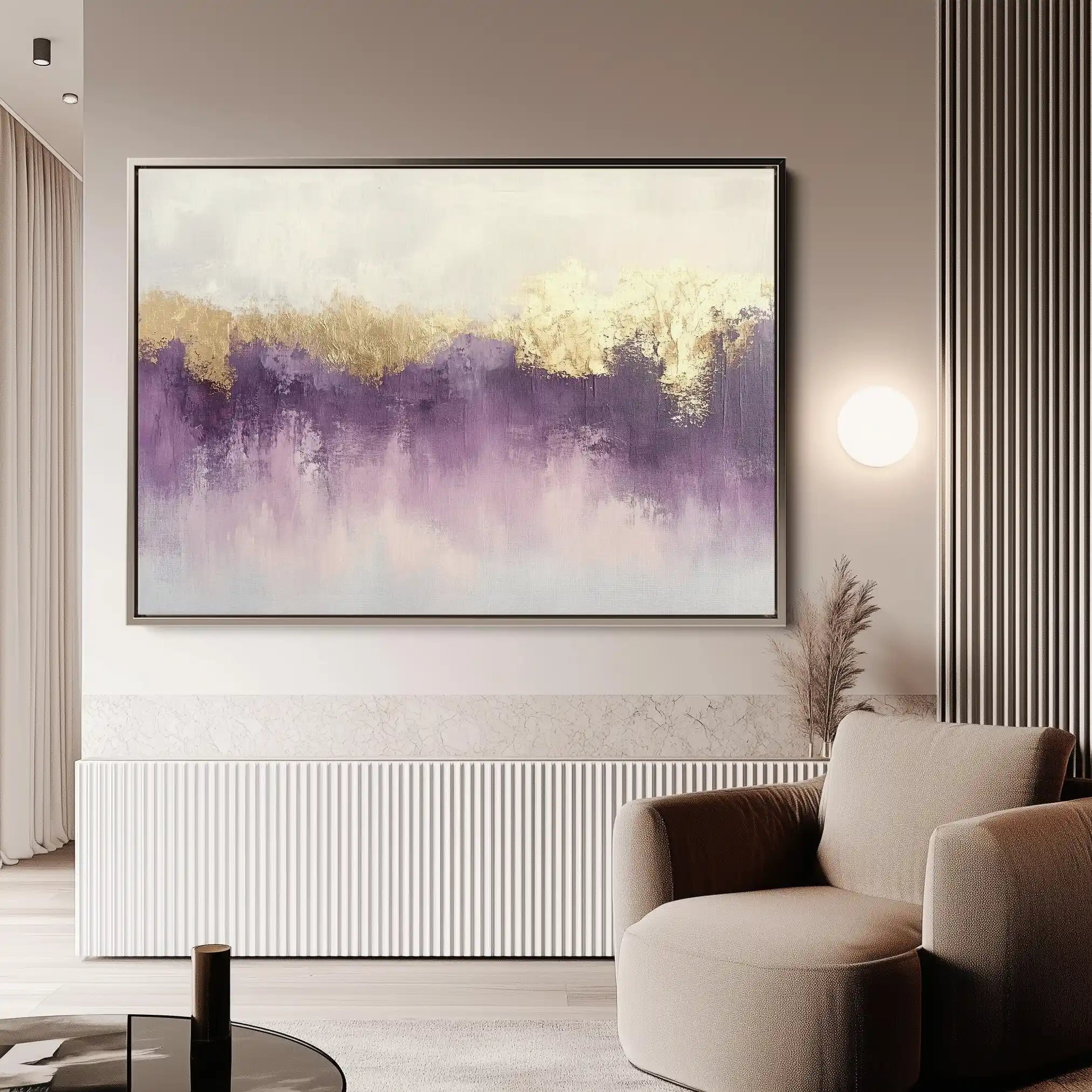 Abstract 505 Canvas Art 60 x 40 cm / Black