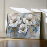 Floral 505 Canvas Art 18" x 24" / 45 x 60 cm / Black