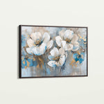 Floral 505 Canvas Art 18" x 24" / 45 x 60 cm / Black