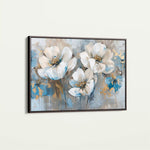 Floral 505 Canvas Art 60 x 40 cm / Black