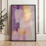 Abstract 506 Canvas Art 18" x 24" / 45 x 60 cm / Black