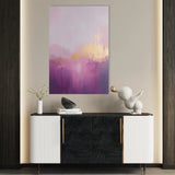 Abstract 507 Canvas Art 18" x 24" / 45 x 60 cm / Black