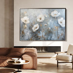 Floral 509 Canvas Art 18" x 24" / 45 x 60 cm / Black