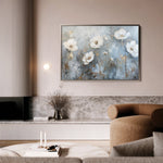 Floral 509 Canvas Art 18" x 24" / 45 x 60 cm / Black