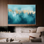 Abstract 510 Canvas Art 18" x 24" / 45 x 60 cm / Black
