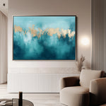 Abstract 510 Canvas Art 18" x 24" / 45 x 60 cm / Black