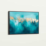 Abstract 510 Canvas Art 18" x 24" / 45 x 60 cm / Black
