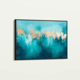 Abstract 510 Canvas Art 18" x 24" / 45 x 60 cm / Black