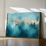 Abstract 510 Canvas Art 60 x 40 cm / Black