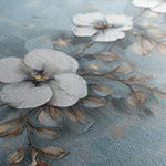 Floral 510 Canvas Art 18" x 24" / 45 x 60 cm / Black