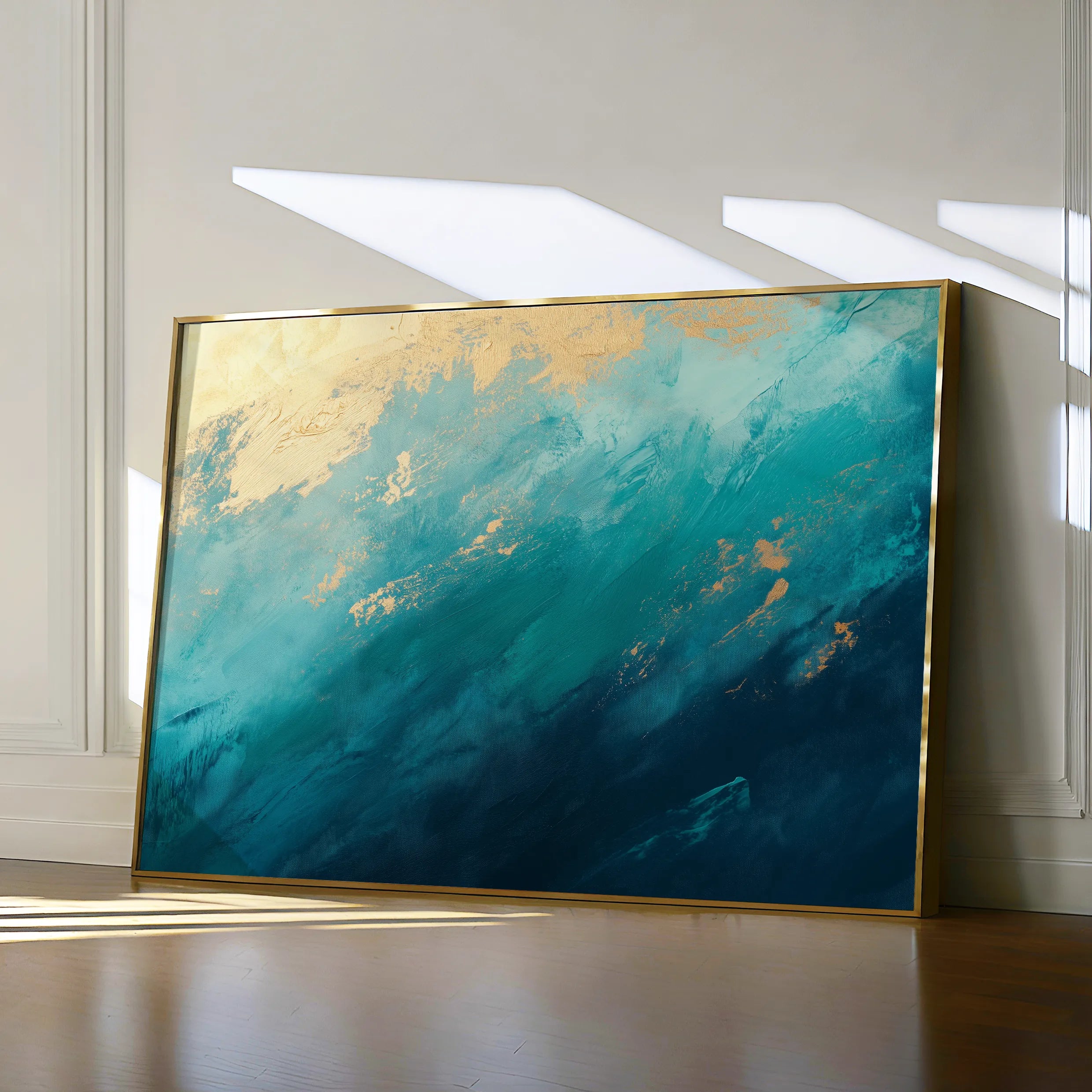 Abstract 511 Canvas Art 18" x 24" / 45 x 60 cm / Black