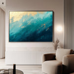 Abstract 511 Canvas Art 18" x 24" / 45 x 60 cm / Black