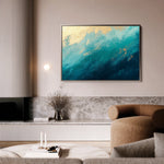 Abstract 511 Canvas Art 18" x 24" / 45 x 60 cm / Black
